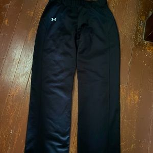 Women Under Armor Pants. Black—Size Large